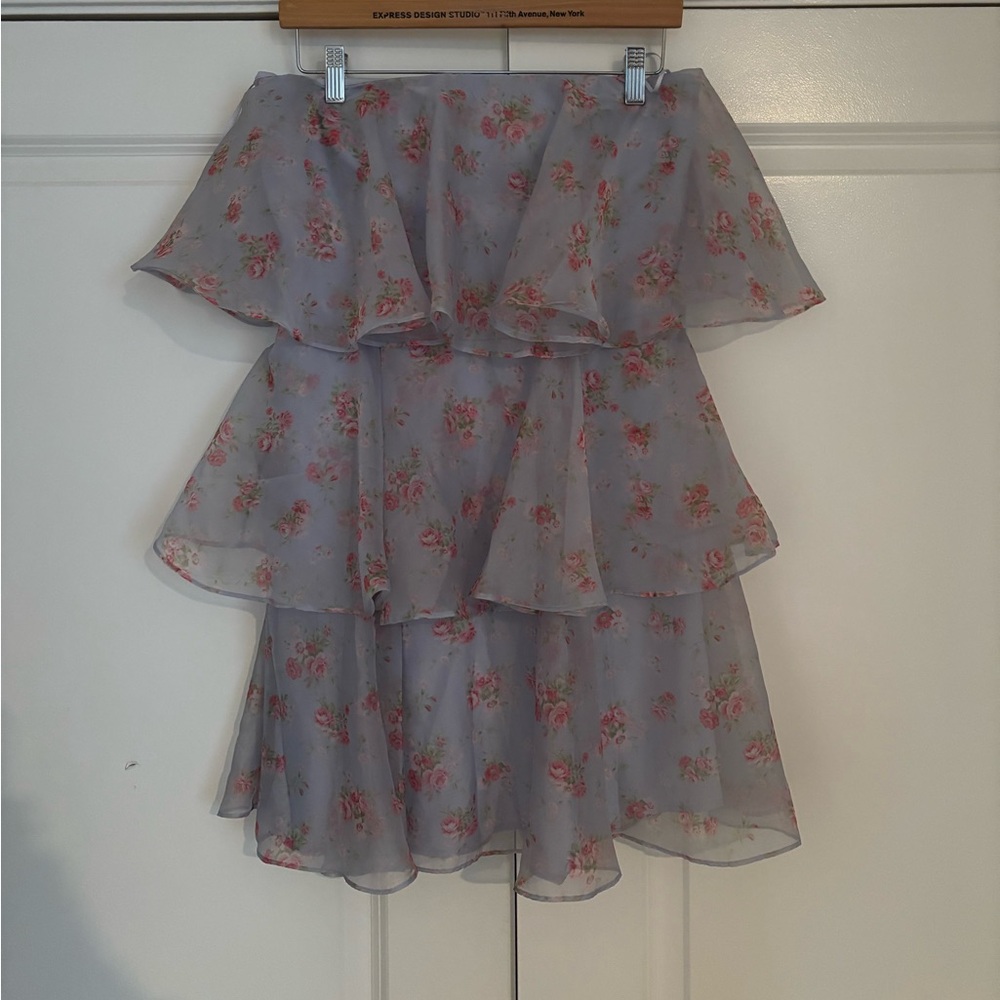 Abercrombie & Fitch Blue Bubble Mini Dress